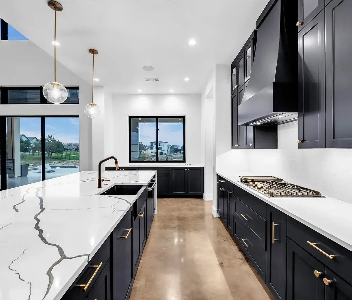 Interior view of Hill Country Estate custom home