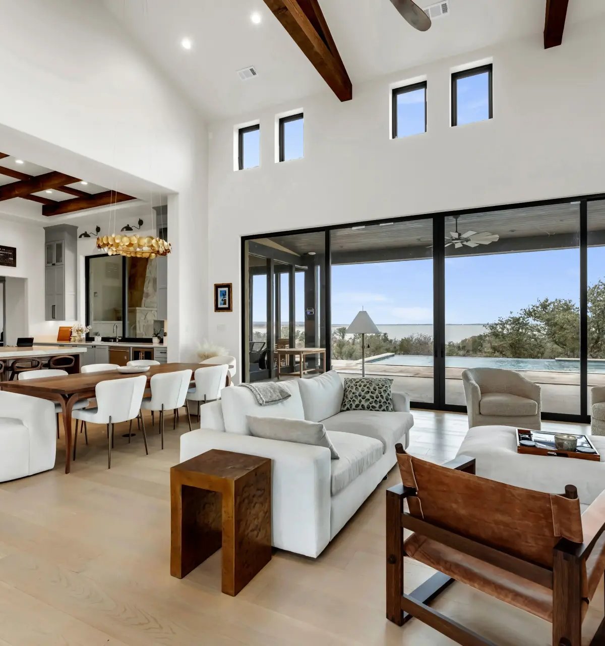 Interior view of Waterfront Masterpiece custom home